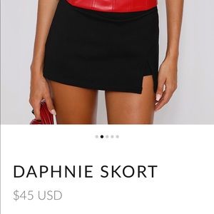 Tiger Mist Black Skort